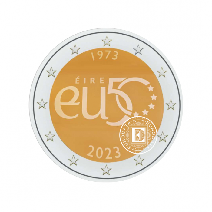 2 Eur Münze 50 Jahre EU, Irland 2023