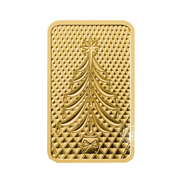 1 g Goldbarren - Christmas, The Royal Mint 999.9
