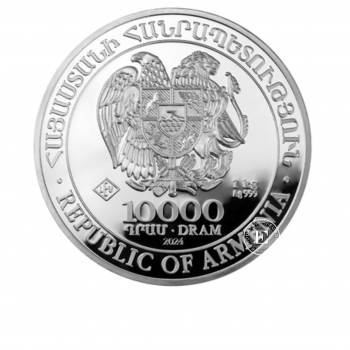1 kg  pièce d'argent Noah's Ark, Armenie 2024