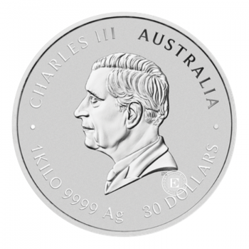 1 kg sidabrinė moneta Lunar III - Arklio metai, Australija 2026