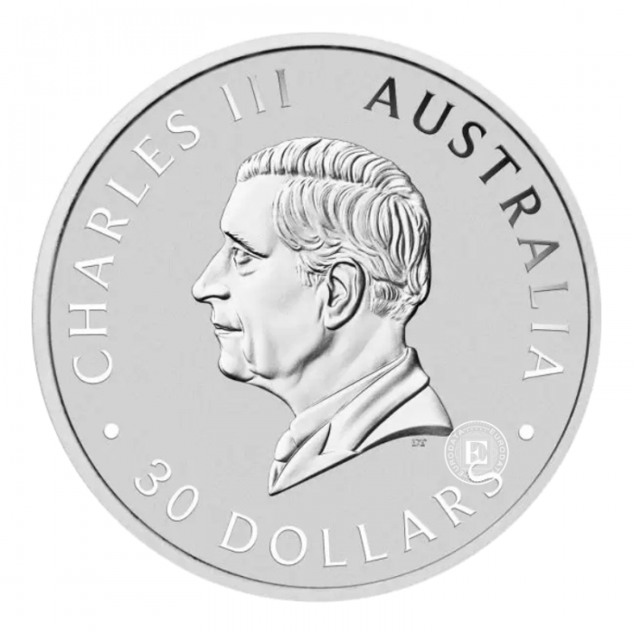 1 kg srebrna moneta Kookaburra, Australia 2025