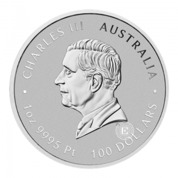 1 oz (31.10 g) platininė moneta Lunar III - Arklio metai, Australija 2026