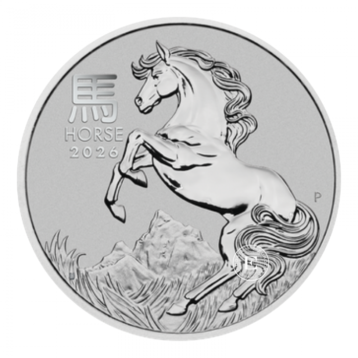 1 oz (31.10 g) platinum coin Lunar III - Year of the Horse, Australia 2026
