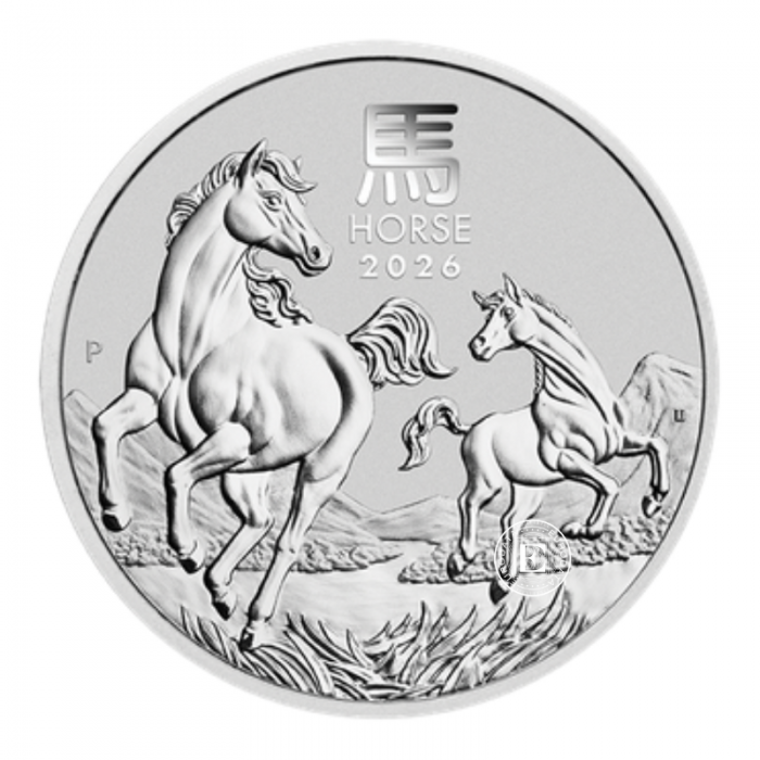 1 kg srebrna moneta Lunar II - Year of the Horse, Australia 2026