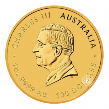 1 oz (31.10 g) auksinė moneta Lunar III - Arklio metai, Australija 2026