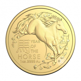 1 oz (31.10 g) złota moneta Year of the Horse - (LUNAR RAM), , Australia 2026
