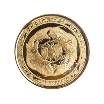 1 oz (31.10 g)  pièce d'argent Koi Fish, Fidji 2023