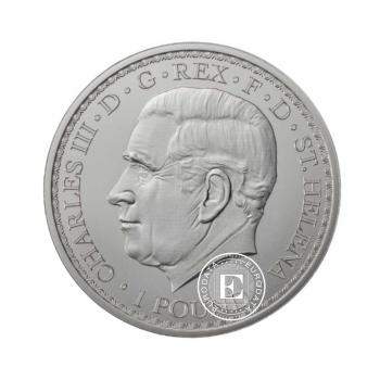 1 oz (31.10 g) srebna moneta Una i lew, Saint Helena 2023