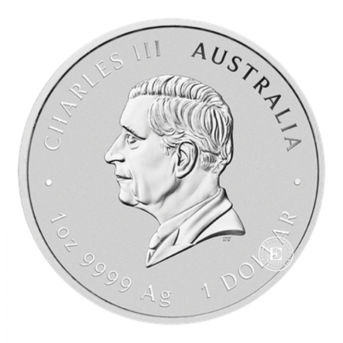 1 oz (31.10 g) sidabrinė moneta Lunar III - Arklio metai, Australija 2026