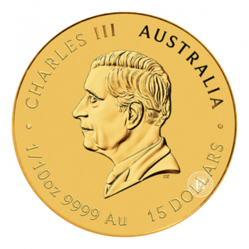 1/10 oz (3.11 g) auksinė moneta Lunar III - Arklio metai, Australija 2026