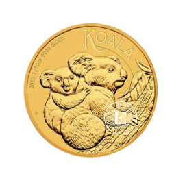 1/10 oz (3.11 g) pièce d'or Koala, Australie 2023
