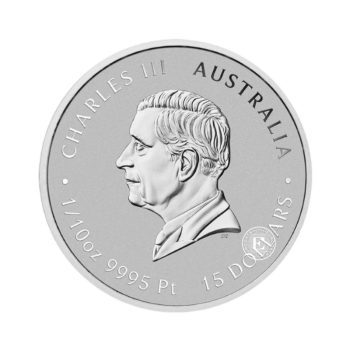 1/10 oz (3.11 g) platininė moneta Lunar III - Arklio metai, Australija 2026, 999.5