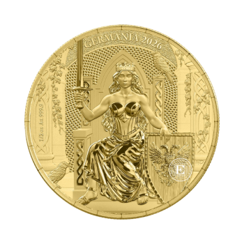 1/2 oz (15.55 g) auksinė moneta Germania, Lenkija 2026, 999.9