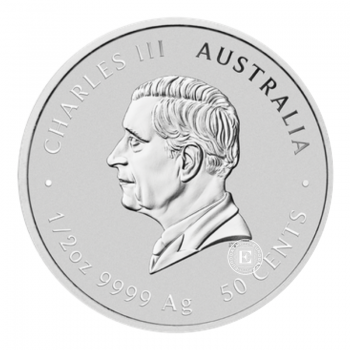 1/2 oz (15.55 g) sidabrinė moneta Lunar III - Arklio metai, Australija 2026