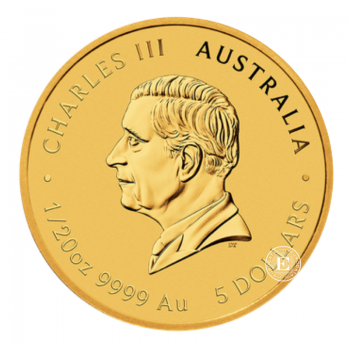 1/20 oz (1.55 g) auksinė moneta Lunar III - Arklio metai, Australija 2026