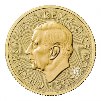 1/4 oz (7.78 g) auksinė moneta Britų liūtas, Didžioji Britanija 2025