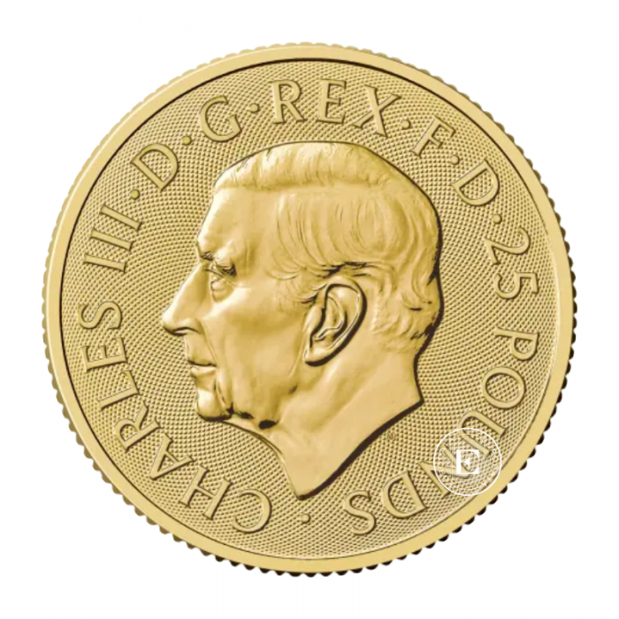 1/4 oz (7.78 g)  pièce d'or The Royal Tudor Beasts - Queen's Lion, Grande-Bretagne, 2026