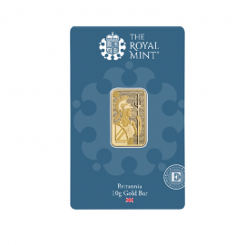 10 g aukso luitas - Britannia, The Royal Mint 999.9
