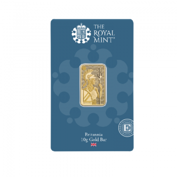 10 g lingot d'or - Britannia, The Royal Mint 999.9