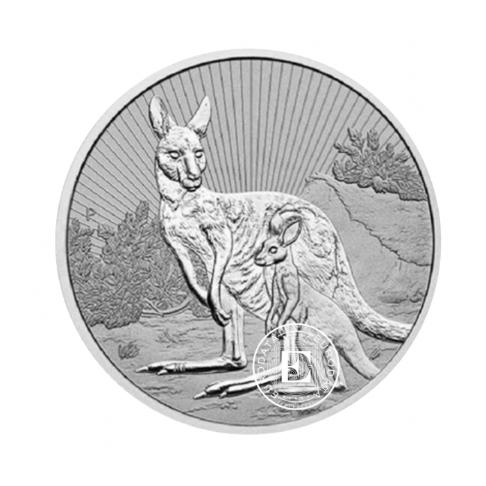 10 oz (311g) srebrna moneta Pedford Kangur Matka i Dziecko, Next Generation, Australia 2023