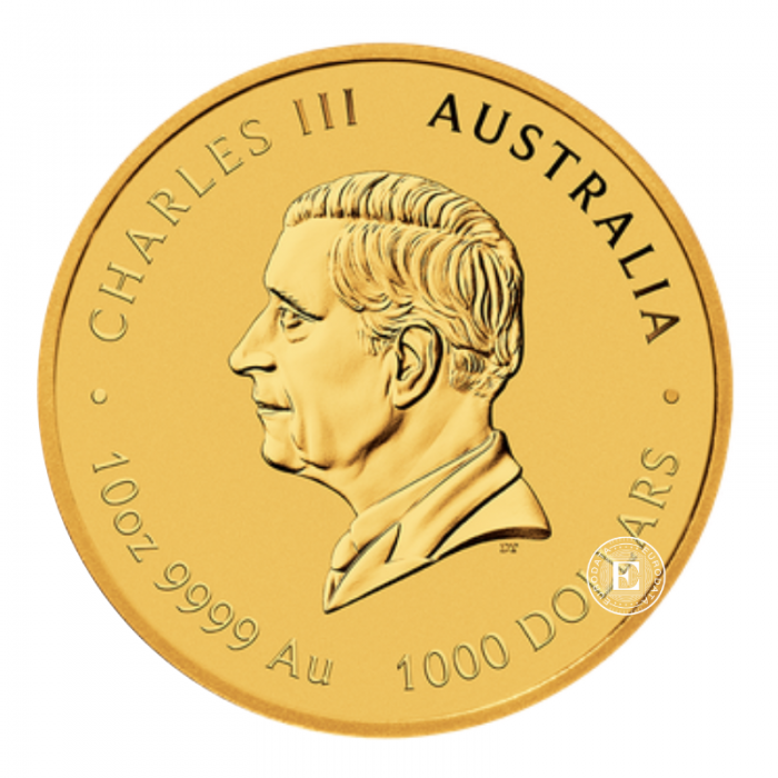 10 oz (311 g)  złota moneta Lunar II - Year of the Horse, Australia 2026
