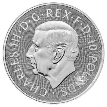 10 oz (311 g) sidabrinė moneta Tudor Beasts - Drakonas, Didžioji Britanija 2026