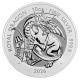 10 oz (311 g) srebrna moneta Tudor Beasts - Dragon, Great Britain 2026
