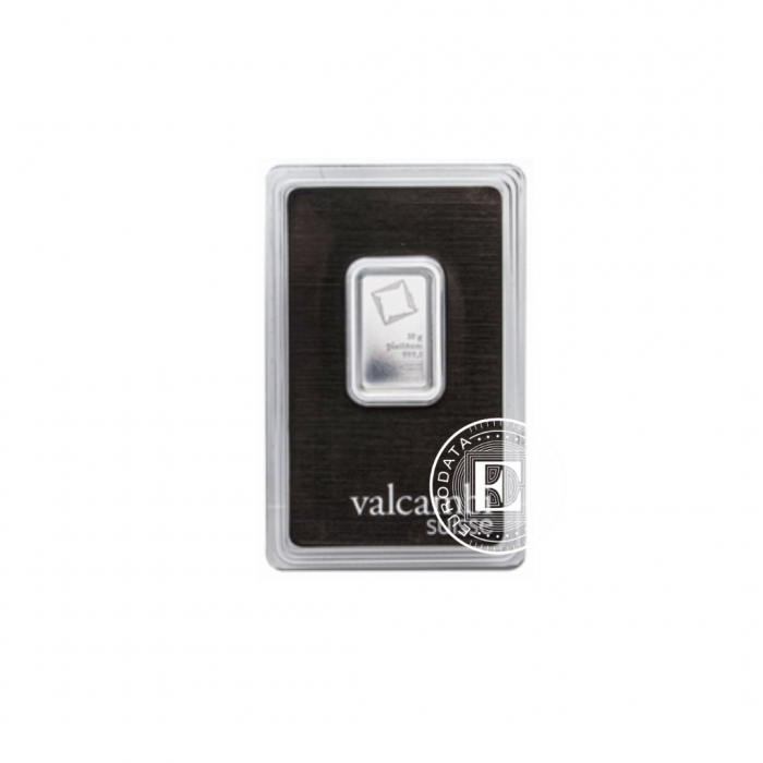 10 g sztabka platyny Valcambi 999.5