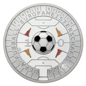 11 eur (7 g) sidabrinė spalvota proginė moneta, Vokietija 2024