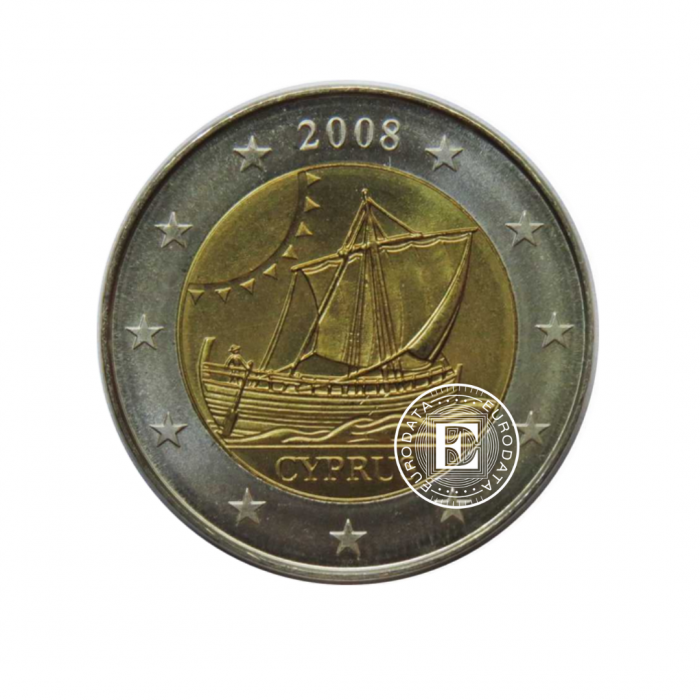 2 Eur pièce d'essai Chypre, Chypre 2008