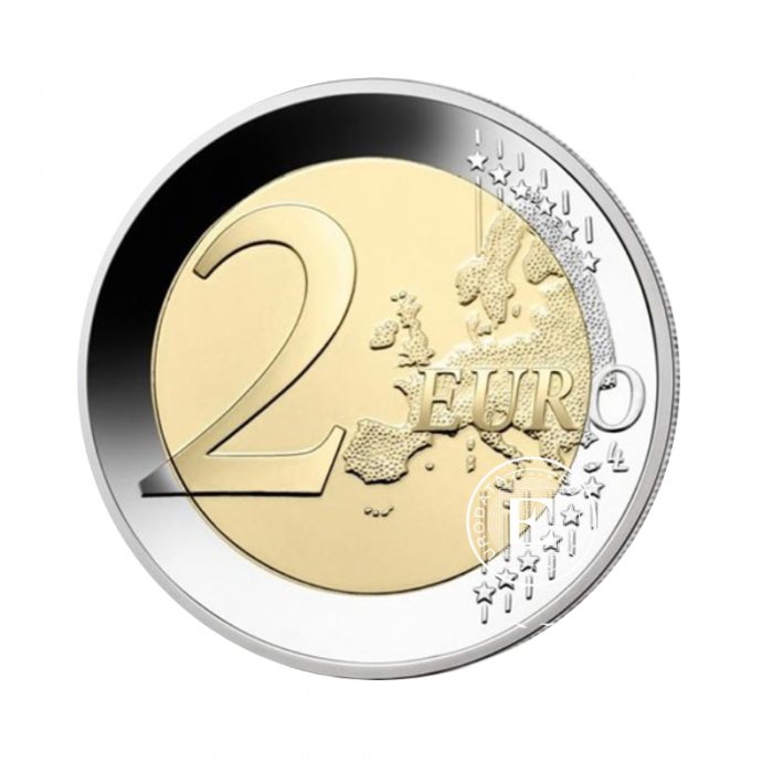 2 Eur moneta Tiuringija - The Wartburg in Eisenach - J, Vokietija 2022