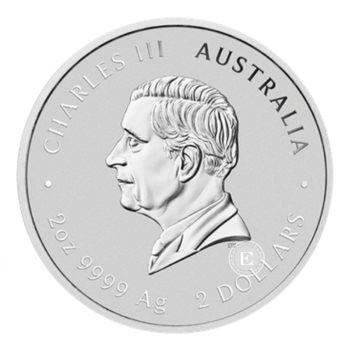 2 oz (62.20 g) srebrna moneta Lunar II - Year of the Horse, Australia 2026