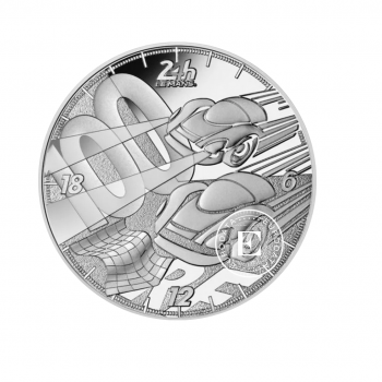 10 Eur (22.20 g) silver PROOF coin 24 Hours of Le Mans, France 2023 (with certificate)