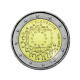 2 Eur moneta 30 rocznica flagi UE, Słowenia 2015