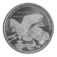 1 oz (31.10 g) sidabrinis medalis (round) Donald Trump 45-asis Jungtinių Valstijų prezidentas, JAV 