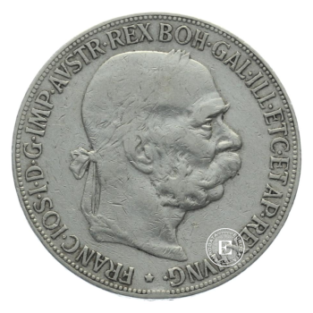 24 g sidabrinė moneta,  Austrija 1900