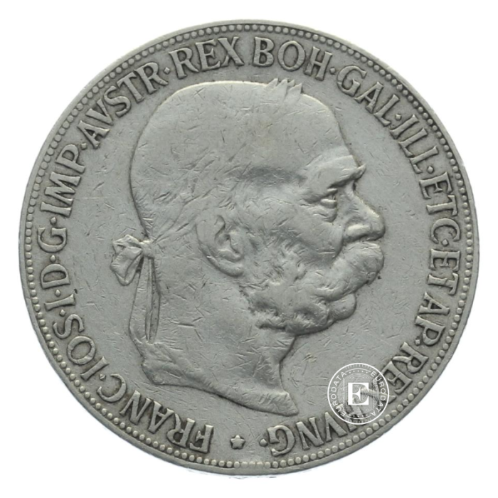 24 g sidabrinė moneta,  Austrija 1900