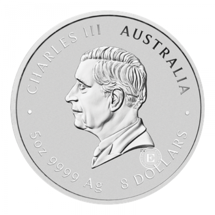 5 oz (155.50 g) pièce d'argent Lunar III - Year of the Horse, Australie 2026