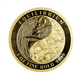 1 oz (31.10 g) pièce d'or Equilibrium, Tokelau 2024