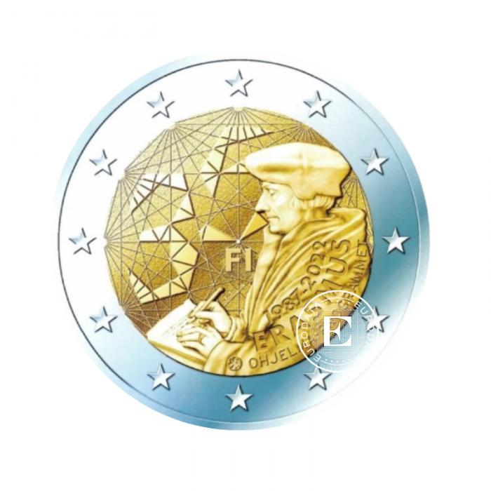2 Eur coin The 35th anniversary of the Erasmus program, Finland 2022