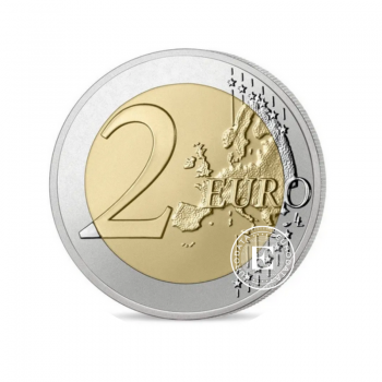 2 Eur Münze Der 35 Jahrestag des Erasmus Programms, Frankreich 2022