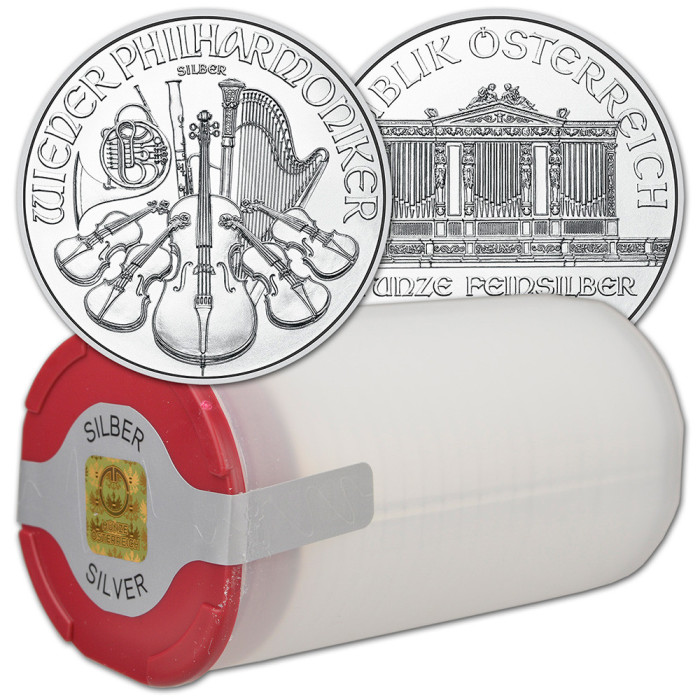 1 oz (31.10 g)  silbermünze Vienna Philharmonic, Österreich (random year)