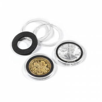 Capsules for coins UNI GRIPS pack, Leuchtturm (100 pcs.)