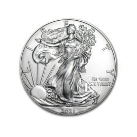 1 oz (31.10 g) silver coin American Eagle, USA 2021 (old design)