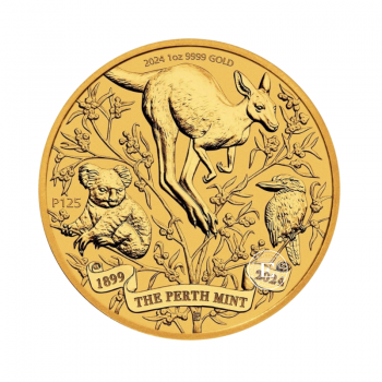 1 oz (31.10 g) gold coin The Perth Mint’s 125th Anniversary, Australia 2024