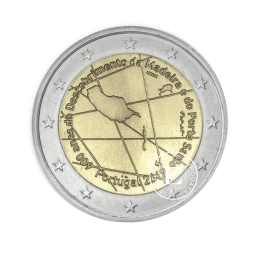 2 Eur coin 600th anniversary of Madeira, Portugal 2019