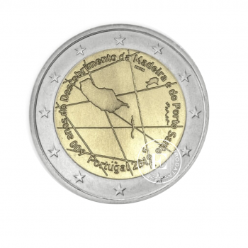 2 Eur moneta Madeiros atradimo 600-metis, Portugalija 2019