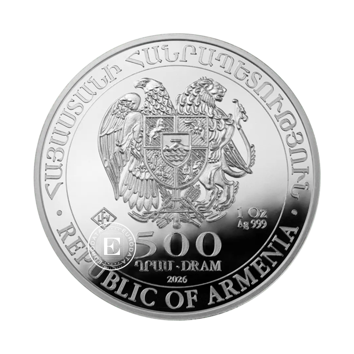 1 oz (31.10 g) silbermünze Noah's Ark, Armenien 2026