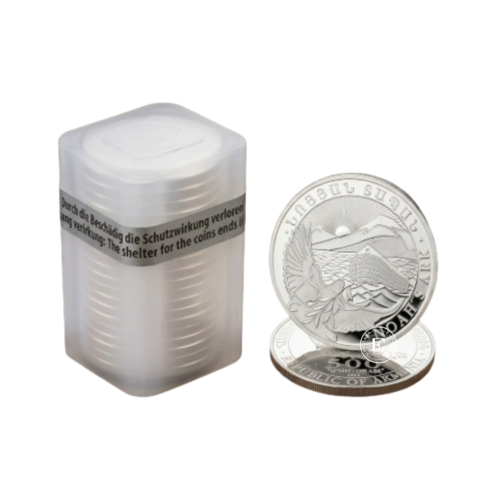 1 oz (31.10 g) sidabrinė moneta Nojaus arka, Armėnija (atsitiktiniai metai)