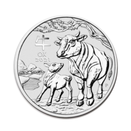 Pièce d'argent de 1 kilogramme Australie Lunar III Ox 2021